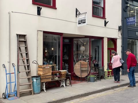 White shopfront