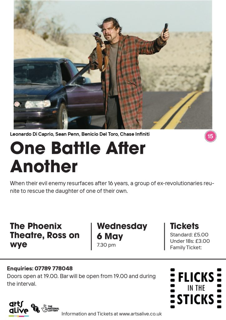 white poster with image of Leonardo Dicaprio from film